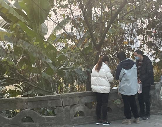 报道中的采访现场照片